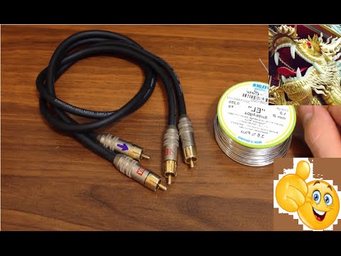 Акустический кабель своими руками 35 jack