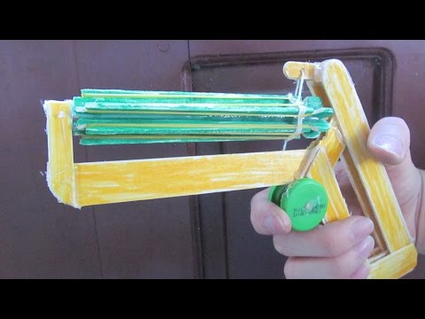 Как сделать из резинок стрелялку Как сделать из резинок стрелялку