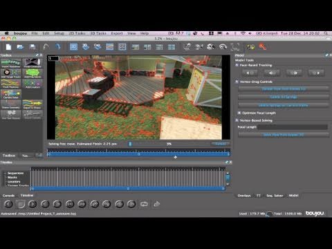 Boujou Motion Tracking
