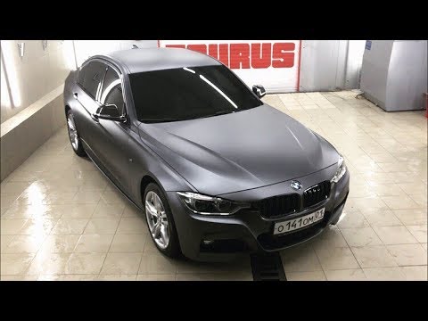 BMW f30 черный сатин