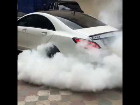 Мерседес CLS 63 AMG бернаут