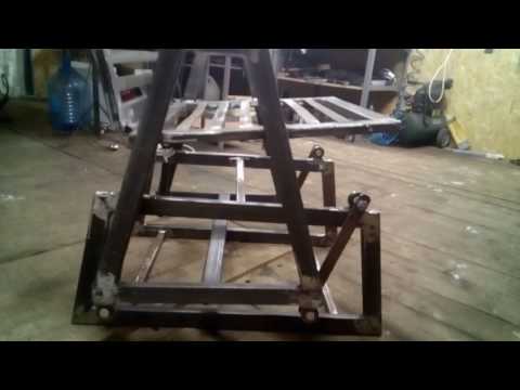 Кресло качалка маятниковое из металла Кресло качалка маятниковое из металла