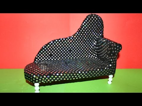 Как сделать кресла для кукол монстер хай своими руками