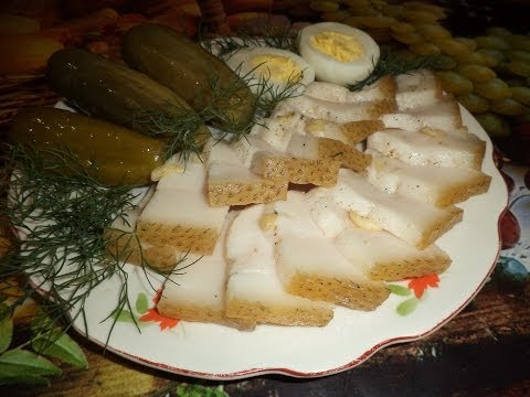 Как солить сало рецепт с фото