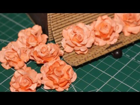 Розы для скрапбукинга своими руками мастер класс Розы для скрапбукинга своими руками мастер класс