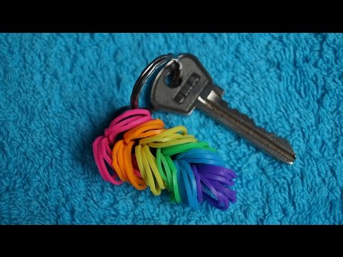 Плетение из резиночек на ключи Плетение из резиночек на ключи