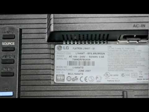 Ремонт монитора lg l194wt