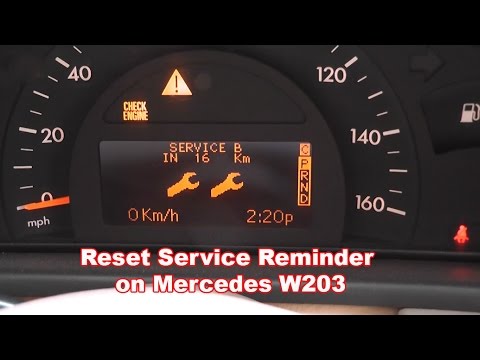 W203 Service Reset
