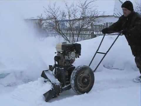 Как сделать снегоротор своими руками видео