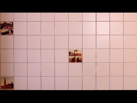 Как положить плитку на стену в кухне видео