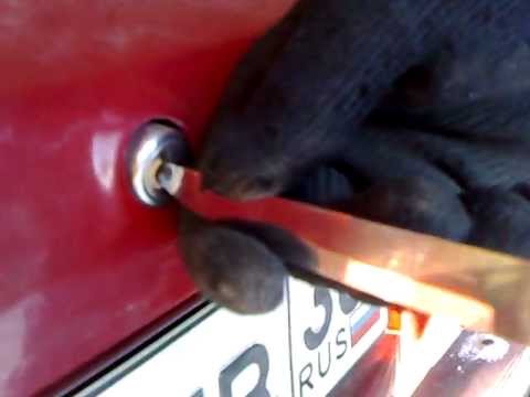 Как открыть ваз 2110 без ключа видео Как открыть ваз 2110 без ключа видео