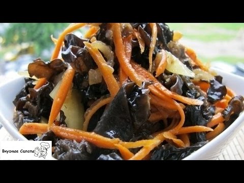 Как приготовить салат с древесными грибами Как приготовить салат с древесными грибами