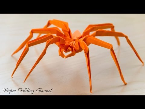 Как сделать из бумаги модульного паука