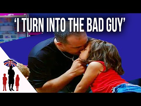 Dad Grabs Young Daughter By The Face In Argument Supernanny USA.
