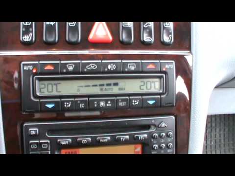 Как снять сам климат контроль на w140