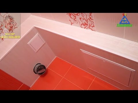 Короб для пластиковых панелей в туалете Короб для пластиковых панелей в туалете
