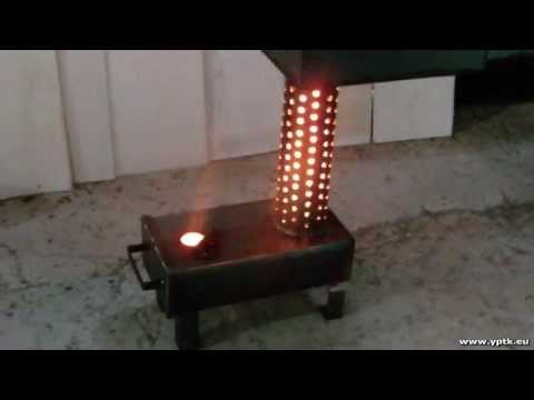 Отработка печь видео