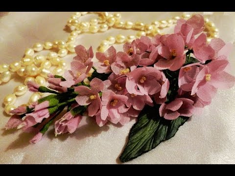 Сирень из ткани мастер класс Сирень из ткани мастер класс