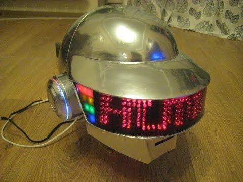 Как сделать в шлем подсветку