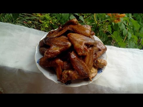 Куриных крылышек для горячего копчения Куриных крылышек для горячего копчения