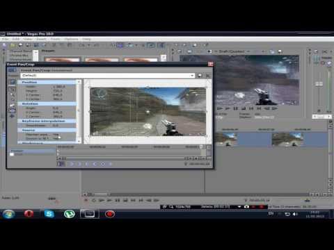 Как в sony vegas сделать красивые переходы
