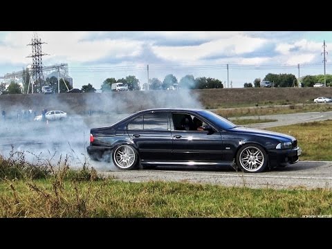 BMW e38 дрифт